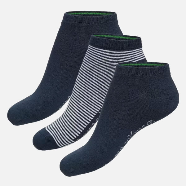 Chaussettes de sneakers Dani (3-Pack) - Navy/Stripe/Navy