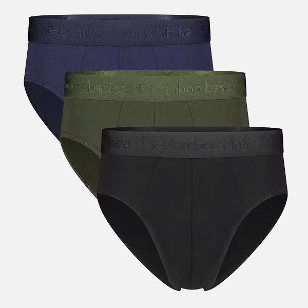 Briefs James (3-Pack) - Black/Army/Navy Ton Sur Ton