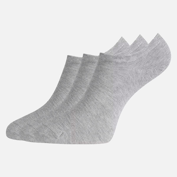 Jamie booties (3-pack) - Grey Melange