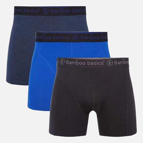 Boxer Rico (3-Pack) - Noir/Bleu/Navy