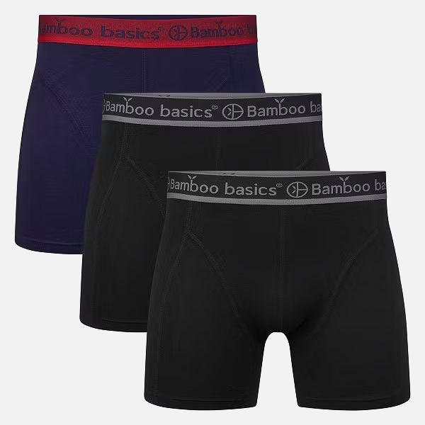 Boxershorts Rico (3-Pack)  - Navy/Black/Black