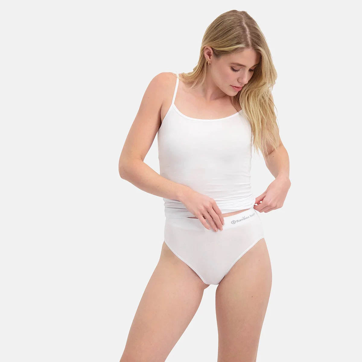 Taillenslip Belle (3-Pack) - Seamless/ High Waist - Black/Tan/White