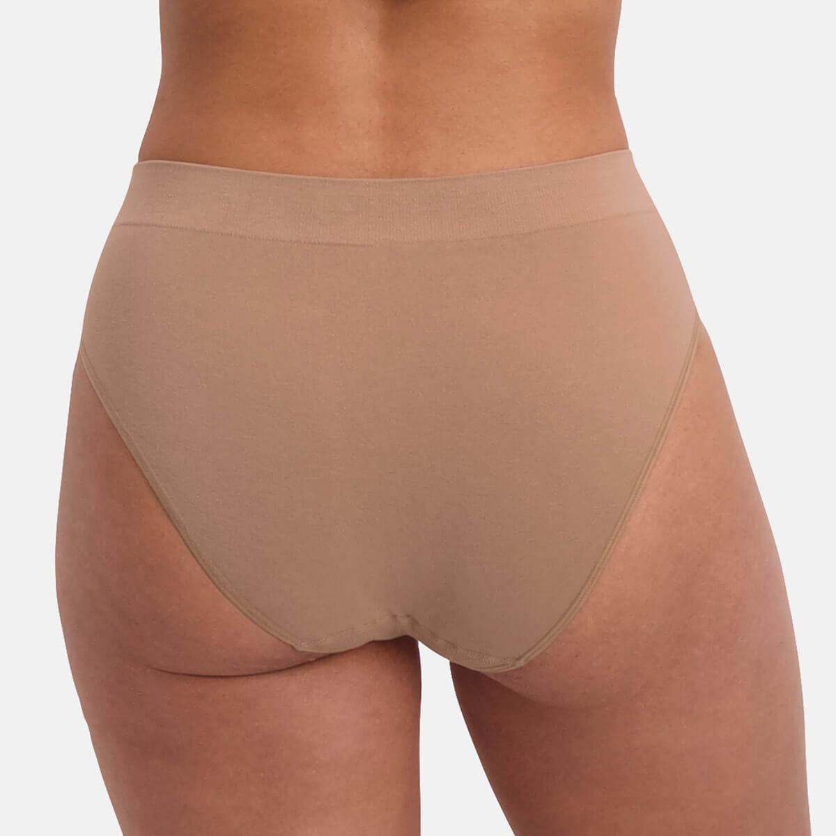 Taillenslip Belle (3-Pack) - Seamless/ High Waist - Black/Tan/White